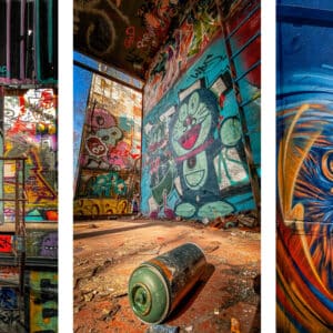 Graffiti Vorher Nachher